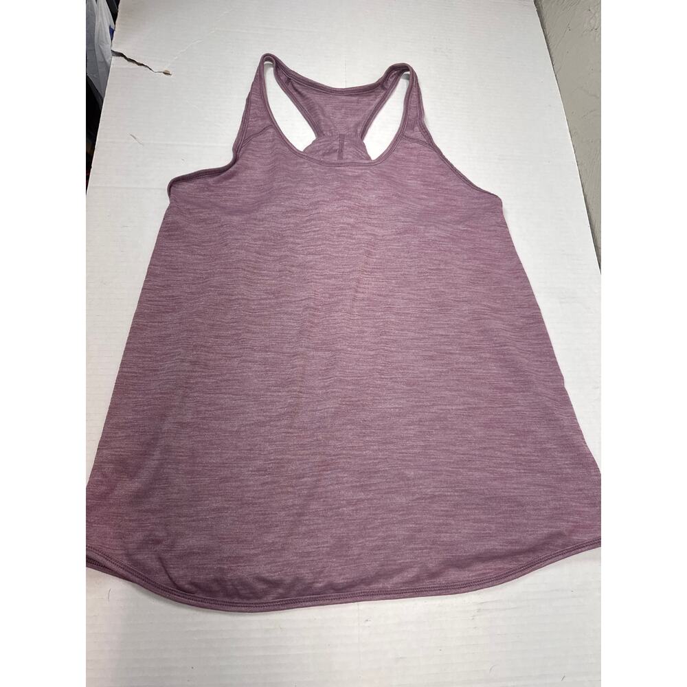 Lululemon Essential‎ Tank Heathered Dusty Mauve Racerback Size S Approximate